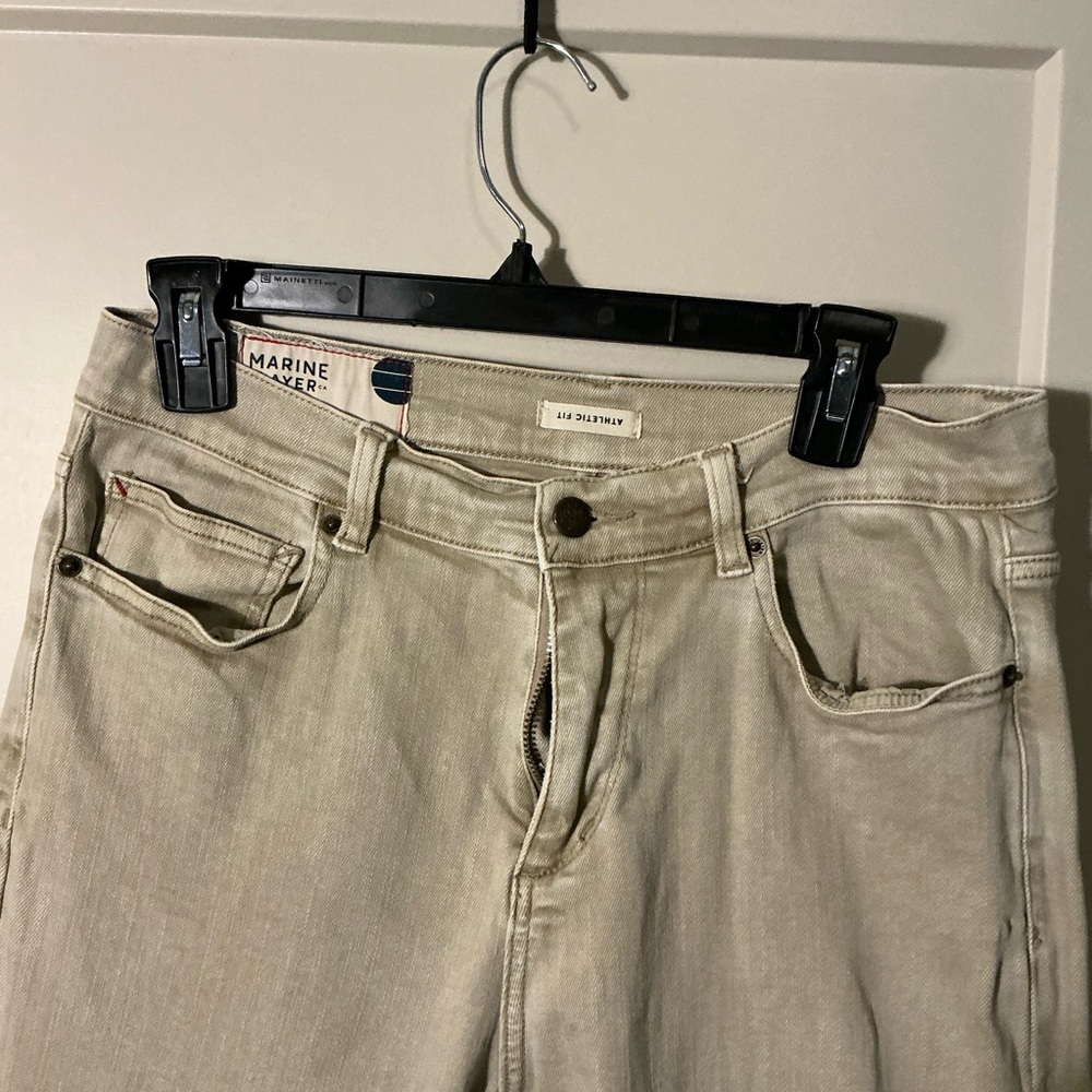 Marine Layer Light Tan 5 Pocket Pants | Denim